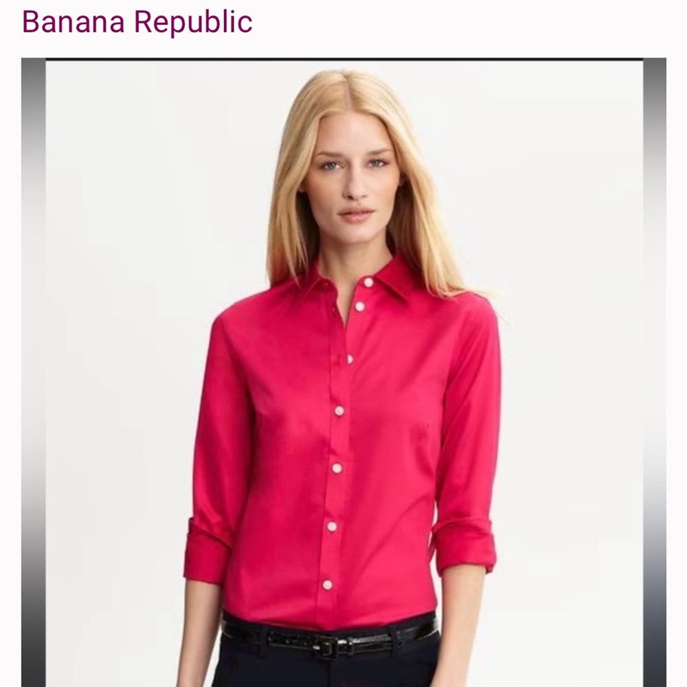 Banana Republic Non Iron Sateen Shirt